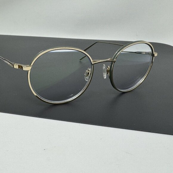 warby parker garrison m 1709 Polished Gold Ivy Round Eyeglasses Frames 50-19 140 - Picture 6 of 15